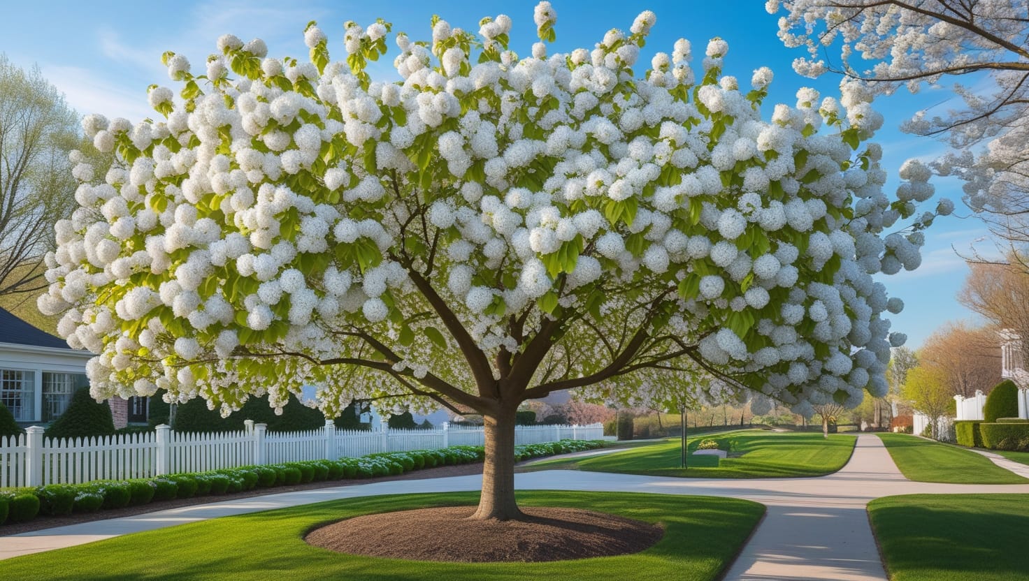 Cleveland Pear Tree in Full Bloom - starlinehealthcare.com