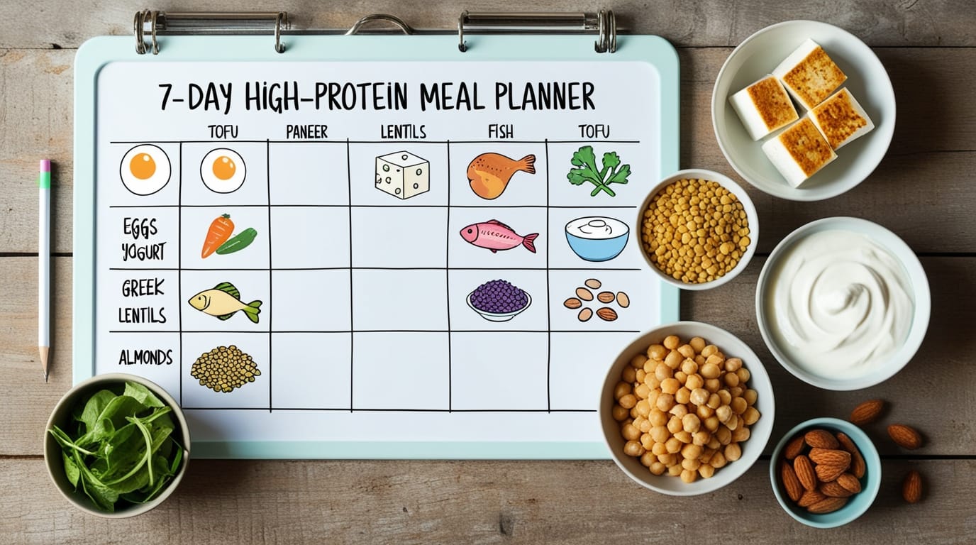 7-Day Protein Diet Plan for Weight Loss