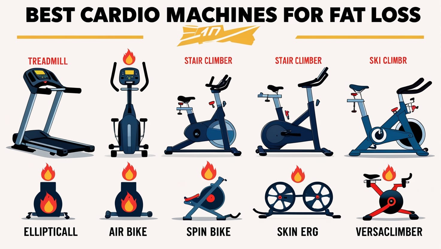 Best Cardio Machines for Fat Loss